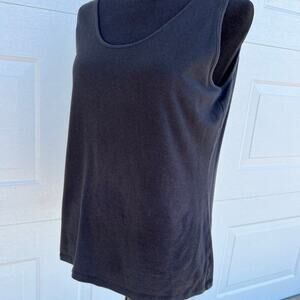 CRUEL women’s XL tank top, black with a shimmer.